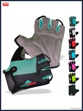 Half Finger Cycling Gloves Padded Shock Absorbing Breathable